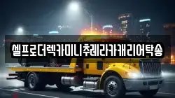 셀프로더렉카미니추레라카캐리어탁송