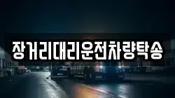 장거리대리운전차량탁송