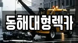 강원특별자치도 동해시 송정동 렉카, 특수렉카, 차량탁송, 견인운송
