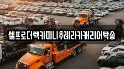 셀프로더렉카미니추레라카캐리어탁송