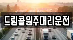 드림콜원주대리운전