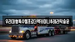 우리대형특수셀프로더렉카미니추레라탁송운