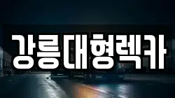 강릉대형렉카