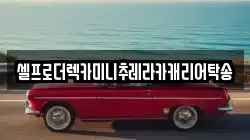 셀프로더렉카미니추레라카캐리어탁송