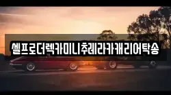 셀프로더렉카미니추레라카캐리어탁송