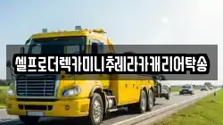 셀프로더렉카미니추레라카캐리어탁송