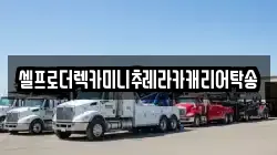셀프로더렉카미니추레라카캐리어탁송