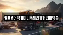 셀프로더렉카미니추레라카캐리어탁송