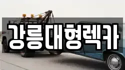 강원 강릉시 운정동 렉카, 특수렉카, 차량탁송, 견인운송