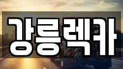 강원 강릉시 입암동 렉카, 특수렉카, 차량탁송, 견인운송