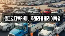 셀프로더렉카미니추레라카캐리어탁송