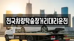 전국차량탁송장거리대리운전