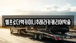 셀프로더렉카미니추레라카캐리어탁송