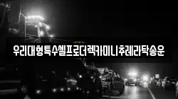 우리대형특수셀프로더렉카미니추레라탁송운