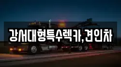 강서대형특수렉카,견인차