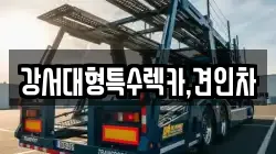 강서대형특수렉카,견인차