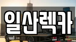 경기도 고양시 일산동구 정발산동 렉카, 특수렉카, 차량탁송, 견인운송