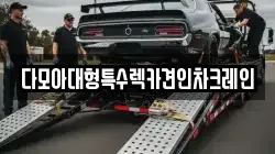 다모아대형특수렉카견인차크레인
