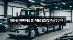 대형화물트럭타이어출장빵구수리출장엔진오일고속도로견인렉카
