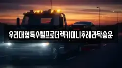 우리대형특수셀프로더렉카미니추레라탁송운