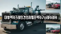 대형렉카크레인견인차셀프렉카구난레카레커