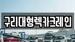 구리대형렉카크레인