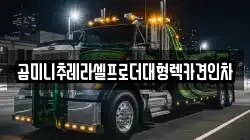 곰미니추레라셀프로더대형렉카견인차