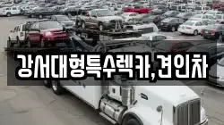 강서대형특수렉카,견인차