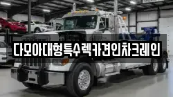 다모아대형특수렉카견인차크레인