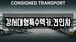 강서대형특수렉카,견인차