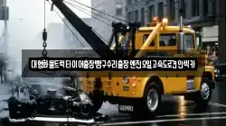 대형화물트럭타이어출장빵구수리출장엔진오일고속도로견인렉카