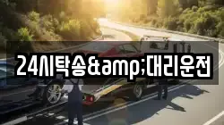 24시탁송&대리운전