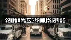 우리대형특수셀프로더렉카미니추레라탁송운