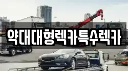 약대대형렉카특수렉카