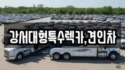 강서대형특수렉카,견인차