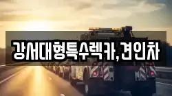 강서대형특수렉카,견인차