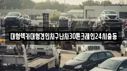 대형렉카대형견인차구난차30톤크레인24시출동