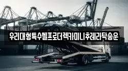 우리대형특수셀프로더렉카미니추레라탁송운