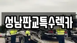 성남판교특수렉카