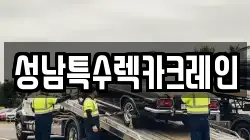 성남특수렉카크레인