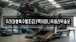 우리대형특수셀프로더렉카미니추레라탁송운