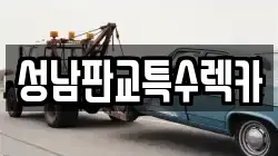 성남판교특수렉카