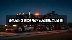 빠른대리운전기사호출차량탁송대리기사일일대리기사
