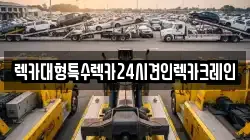 렉카대형특수렉카24시견인렉카크레인