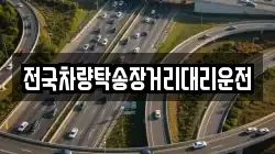 전국차량탁송장거리대리운전