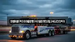 대형화물트럭타이어출장빵구수리출장엔진오일고속도로견인렉카