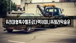 우리대형특수셀프로더렉카미니추레라탁송운