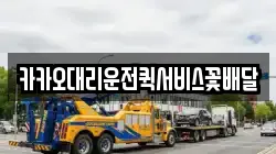 카카오대리운전퀵서비스꽃배달