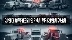 경인대형랙카크레인24시렉카견인차구난차