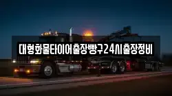 대형화물타이어출장빵구24시출장정비